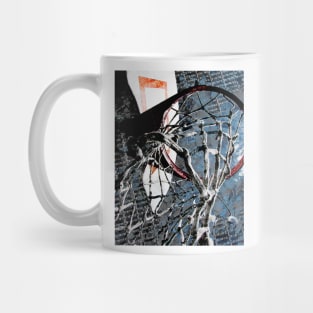 Basketball art print swoosh 43- Takumipark basketball artwork Mug